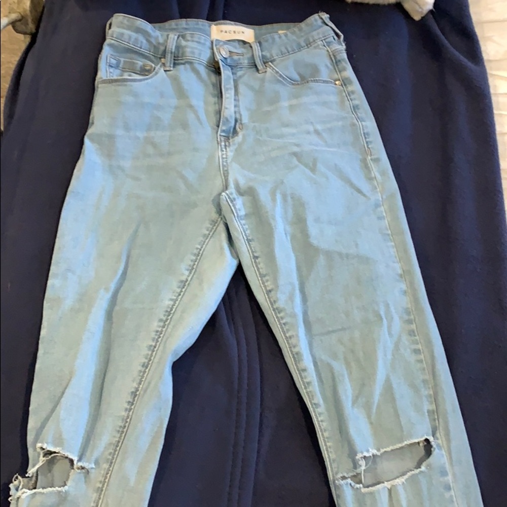 Pacsun super high rise skinniest jeans